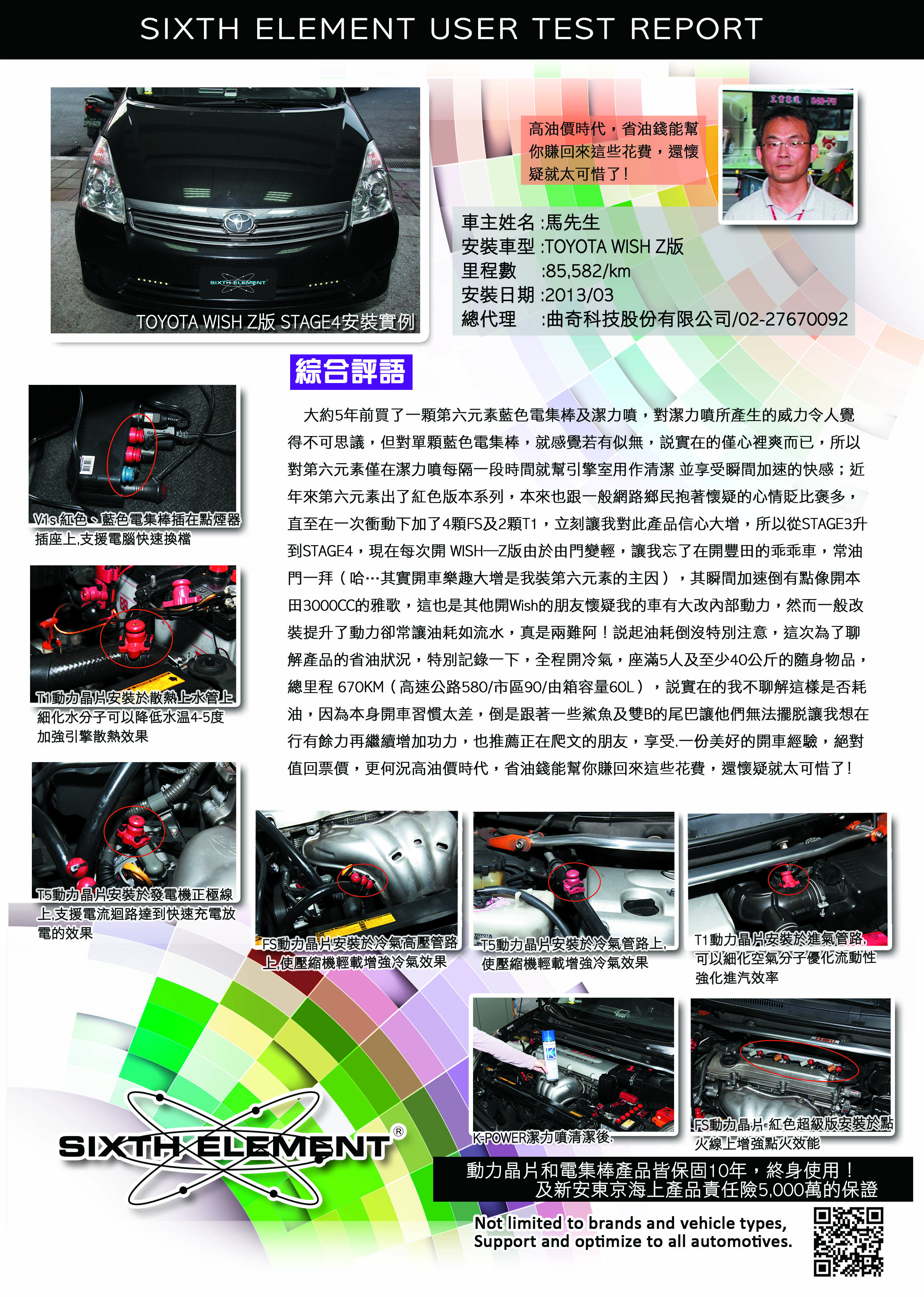 第六元素 STAGE4 使用心得 2009年式 TOYOTA WISH Z版 STAGE系列 車用超值組合